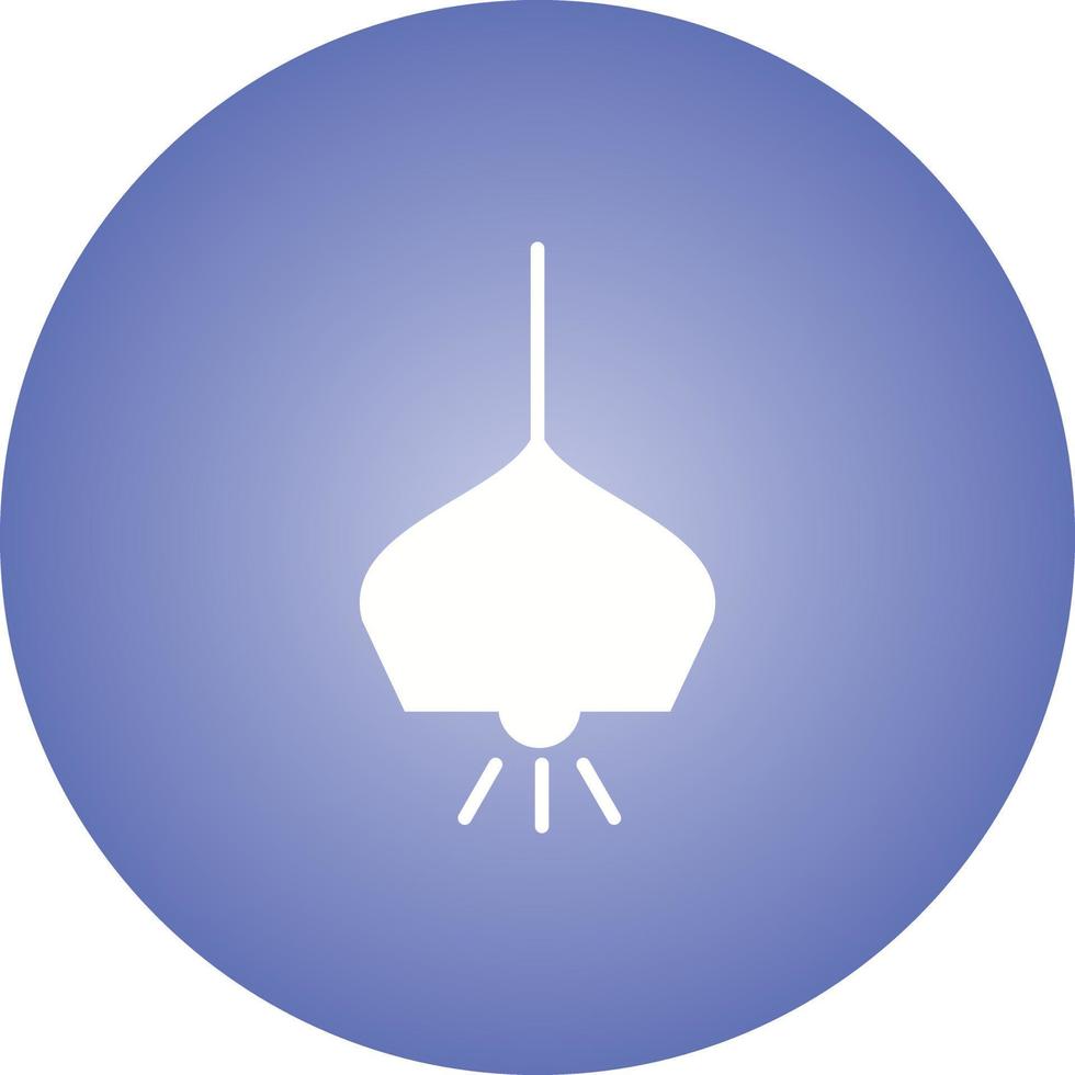 Beautiful Hanging Light glyph Vector Icon