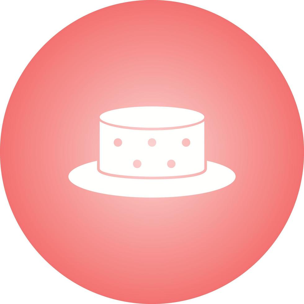 Beautiful Hat Glyph Vector Icon