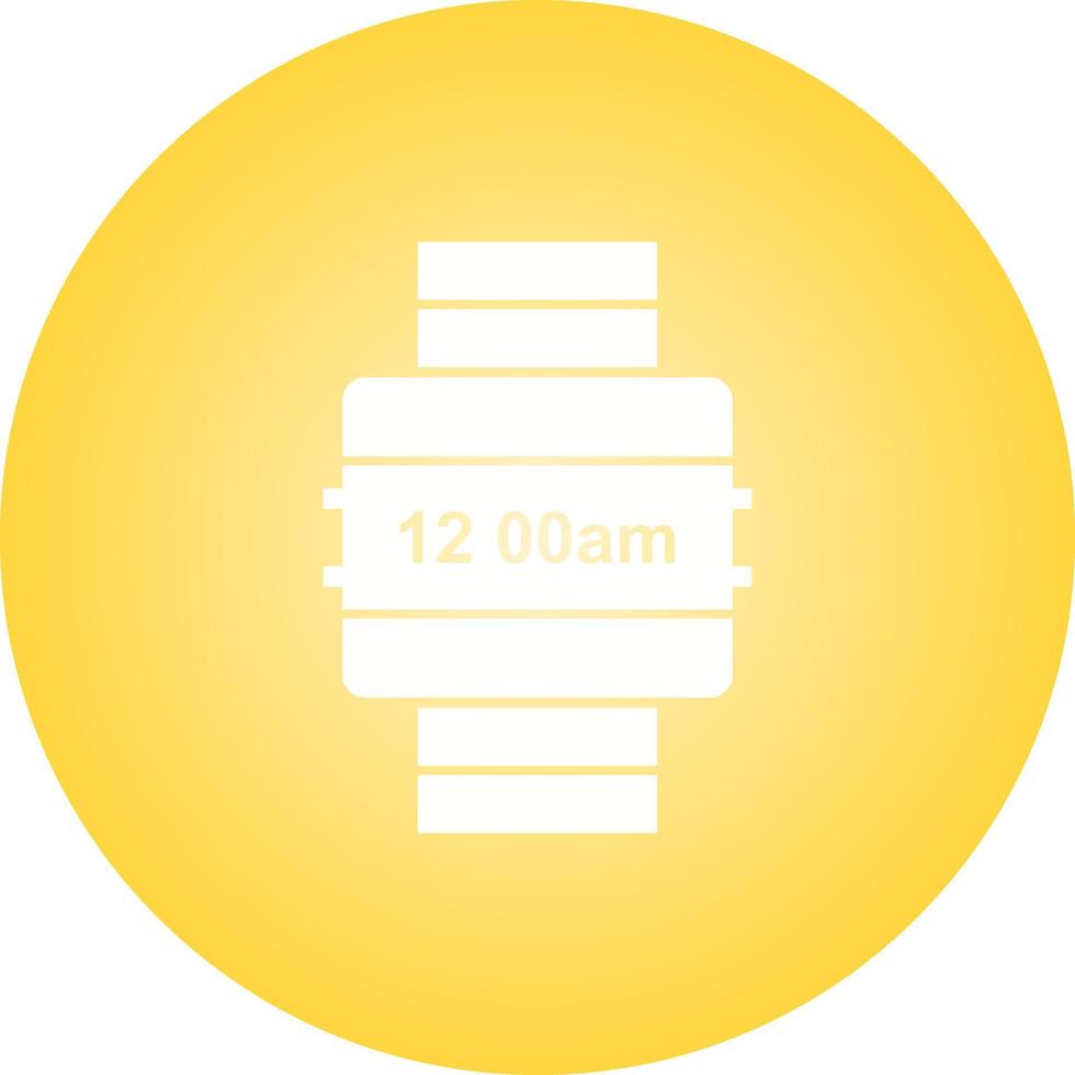 Beautiful Watch Glyph Vector Icon