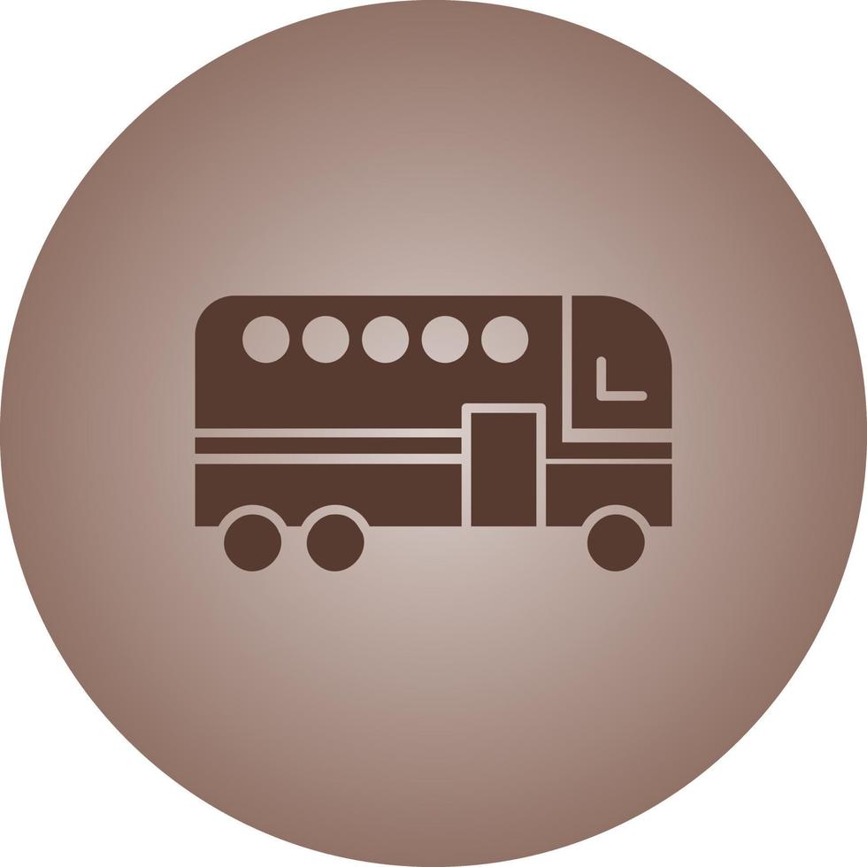Beautiful Bus Vector Glyph Icon