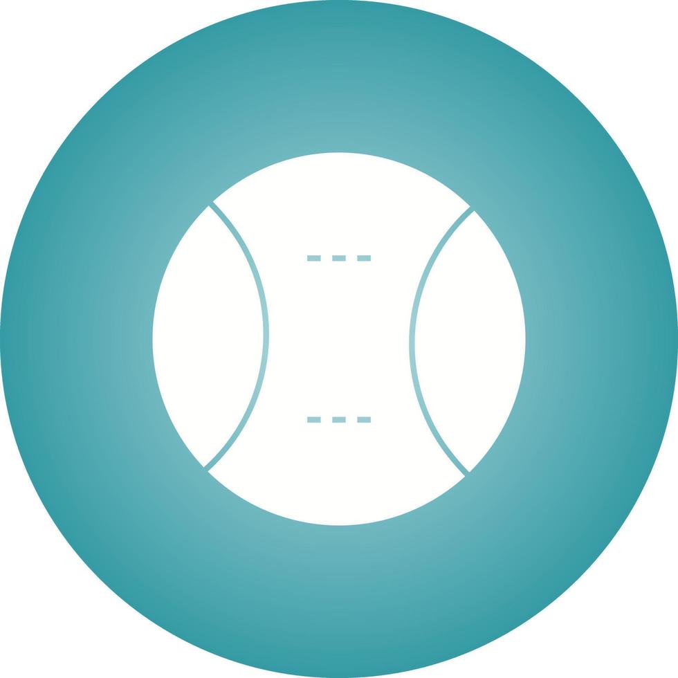 Beautiful  Tennis Ball Glyph Vector Icon