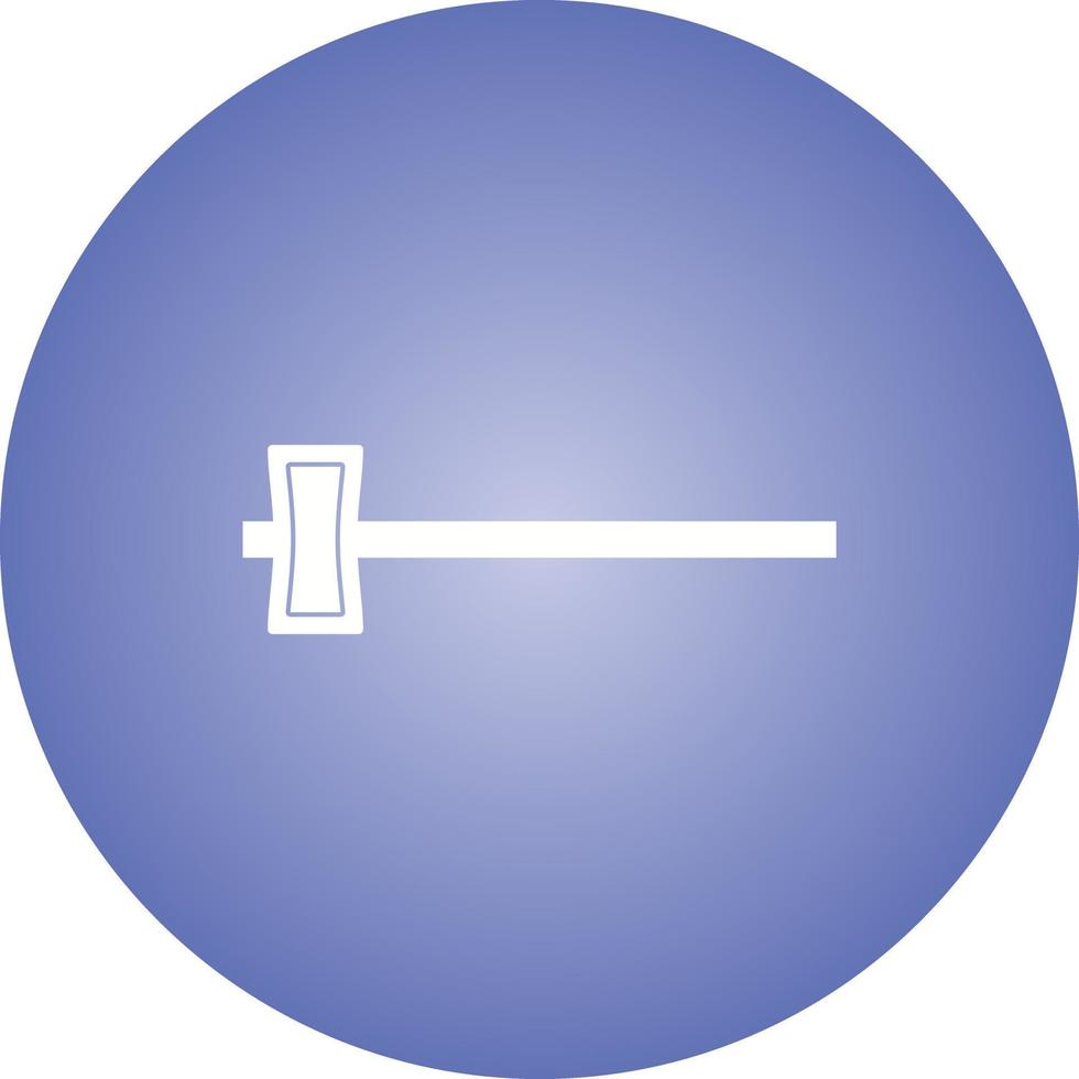 Beautiful Hammer Glyph Vector Icon