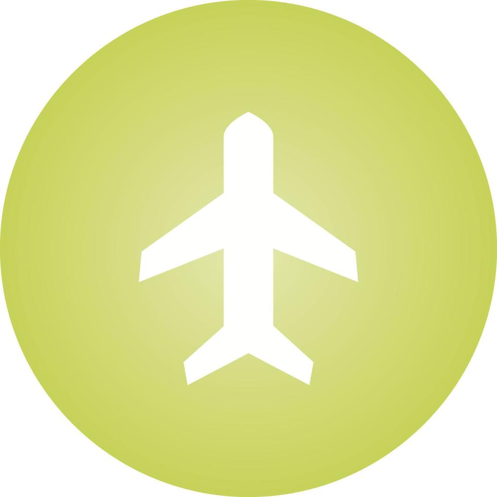 Beautifu Airplane mode Glyph Vector Icon