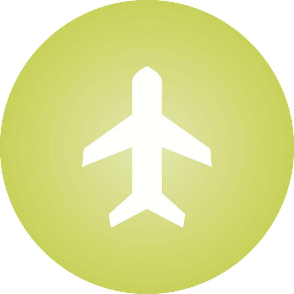 Beautifu Airplane mode Glyph Vector Icon