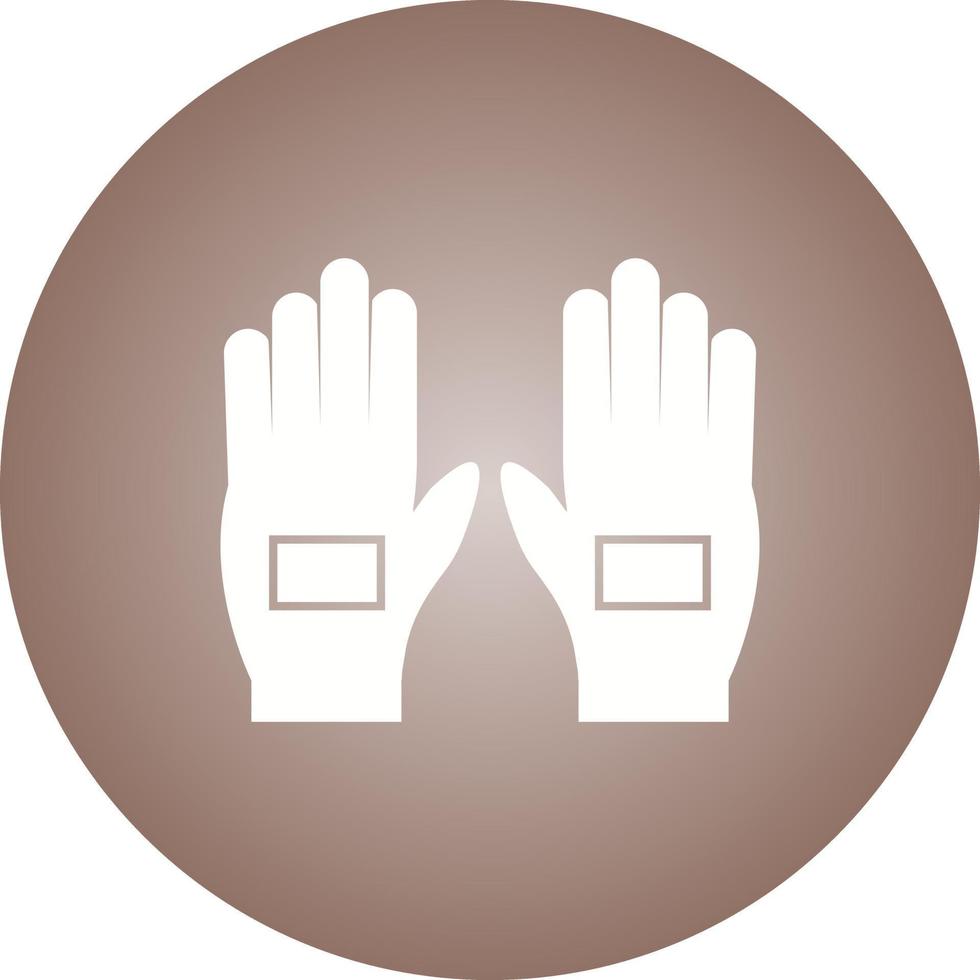Beautiful Gloves Glyph Vector Icon