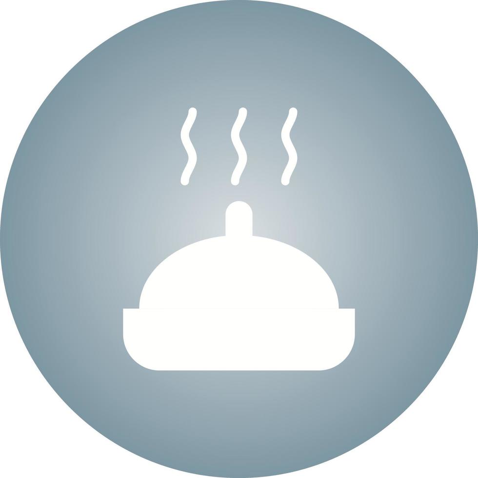 Beautiful Hot Food Glyph Vector Icon