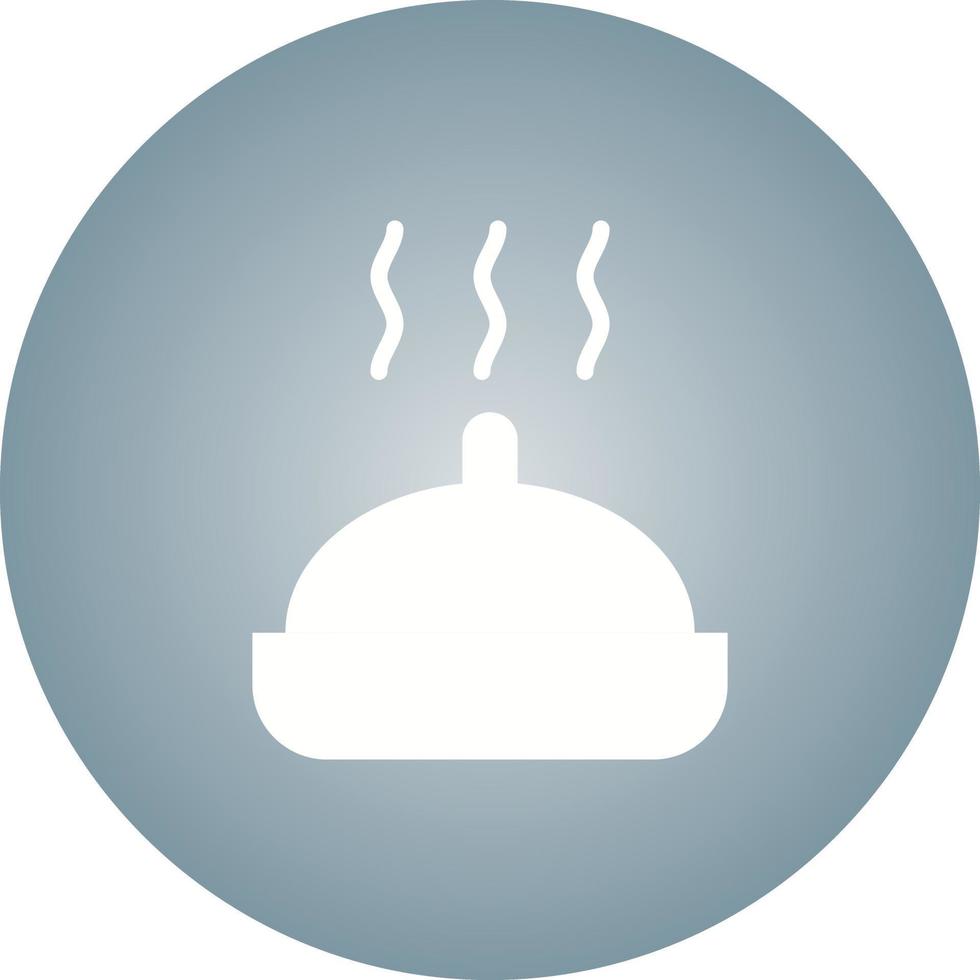 Beautiful Hot Food Glyph Vector Icon