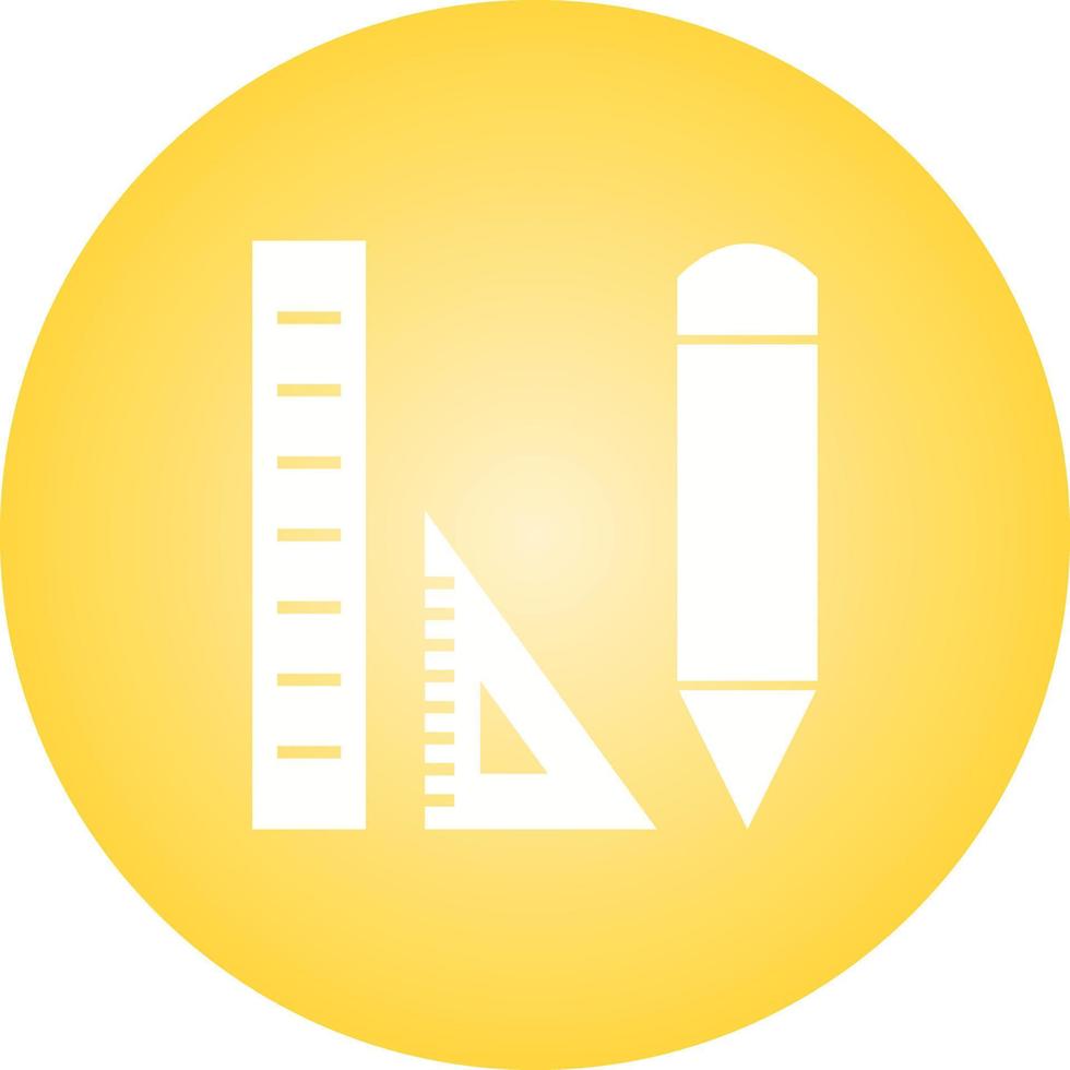 Beautiful Geometry tools Glyph Vector Icon