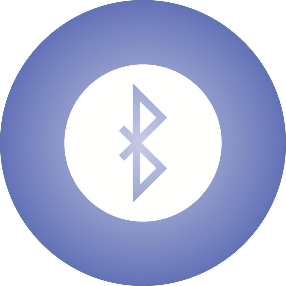 Beautiful Bluetooth Glyph Vector Icon