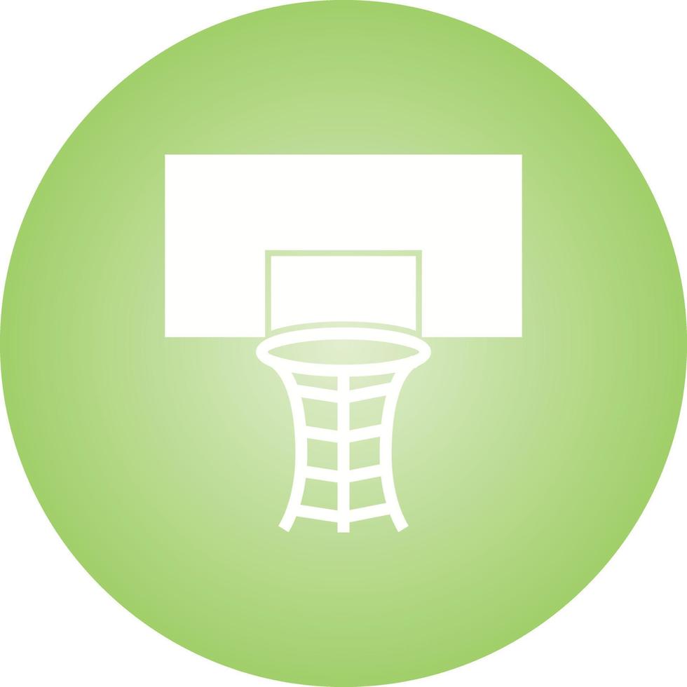Beautiful Volleyball Hoop Glyph Vector Icon