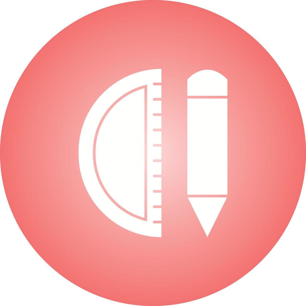 Beautiful Geometry Tools Glyph Vector Icon