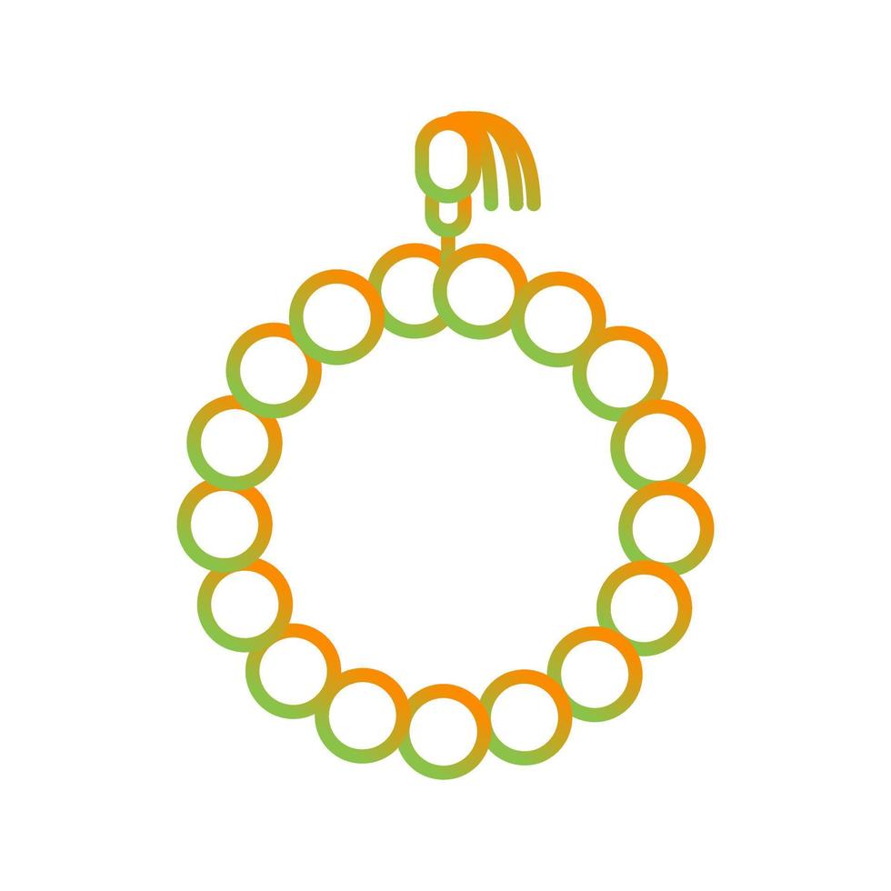 icono de vector de tasbih