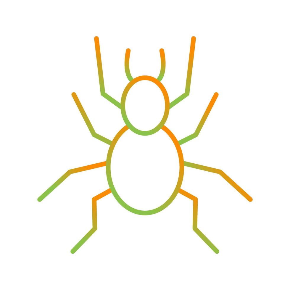 icono de vector de araña