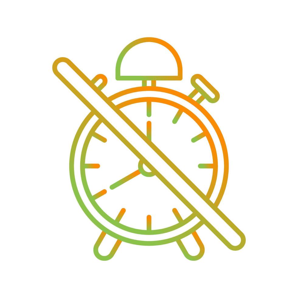 No Alarm Vector Icon