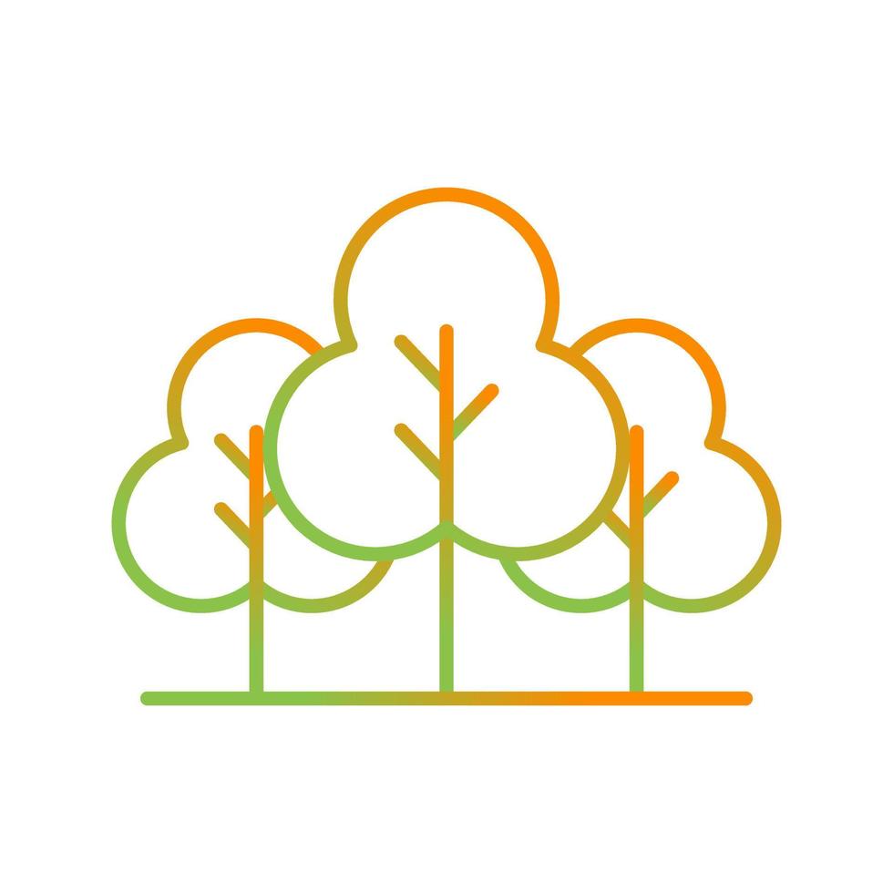 icono de vector de árbol