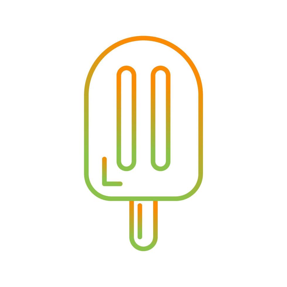 icono de vector de helado