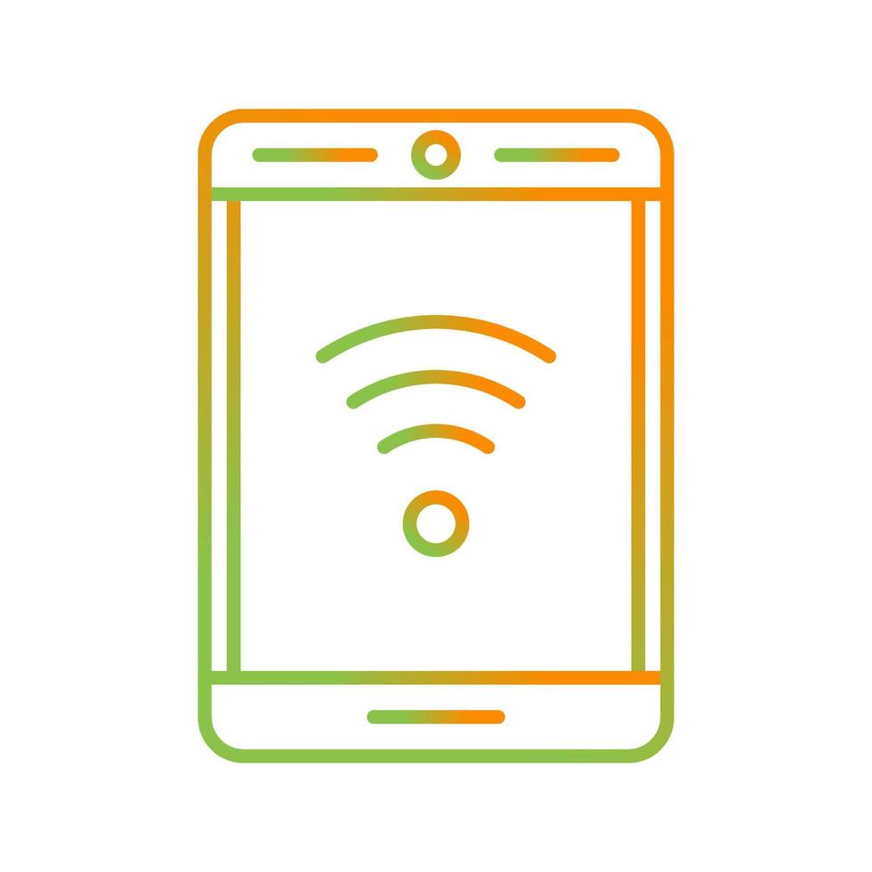 Phone With Signal Vector Icon