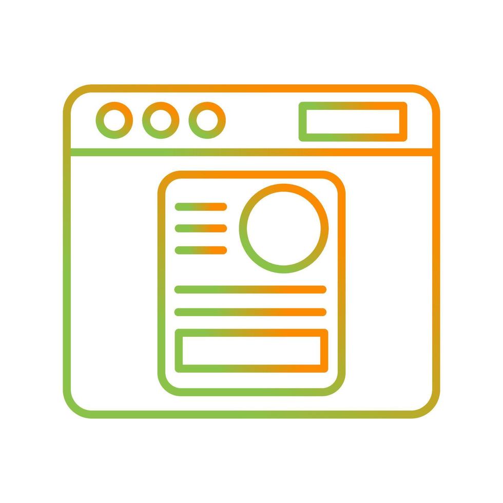 Blog Vector Icon