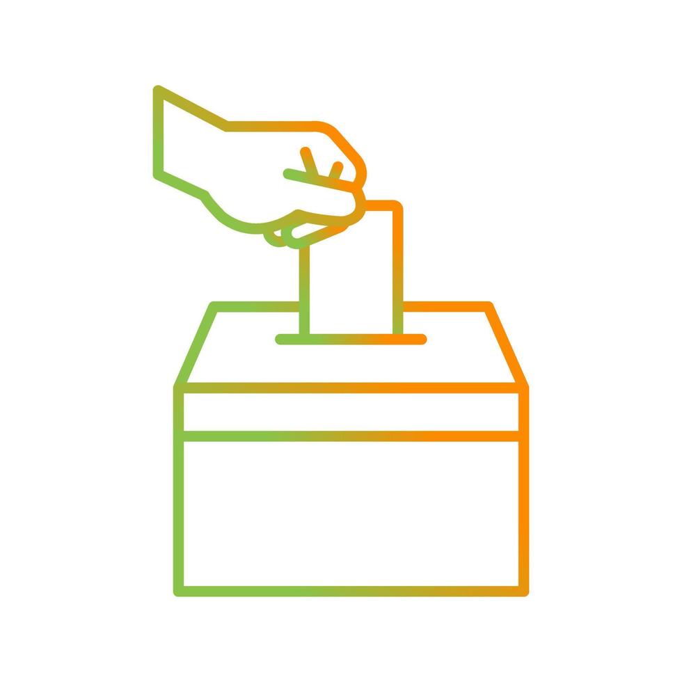 icono de vector de votación