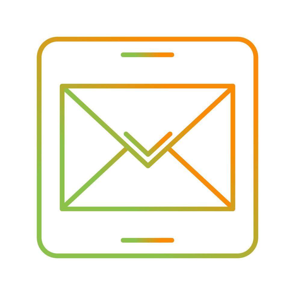 icono de vector de correo