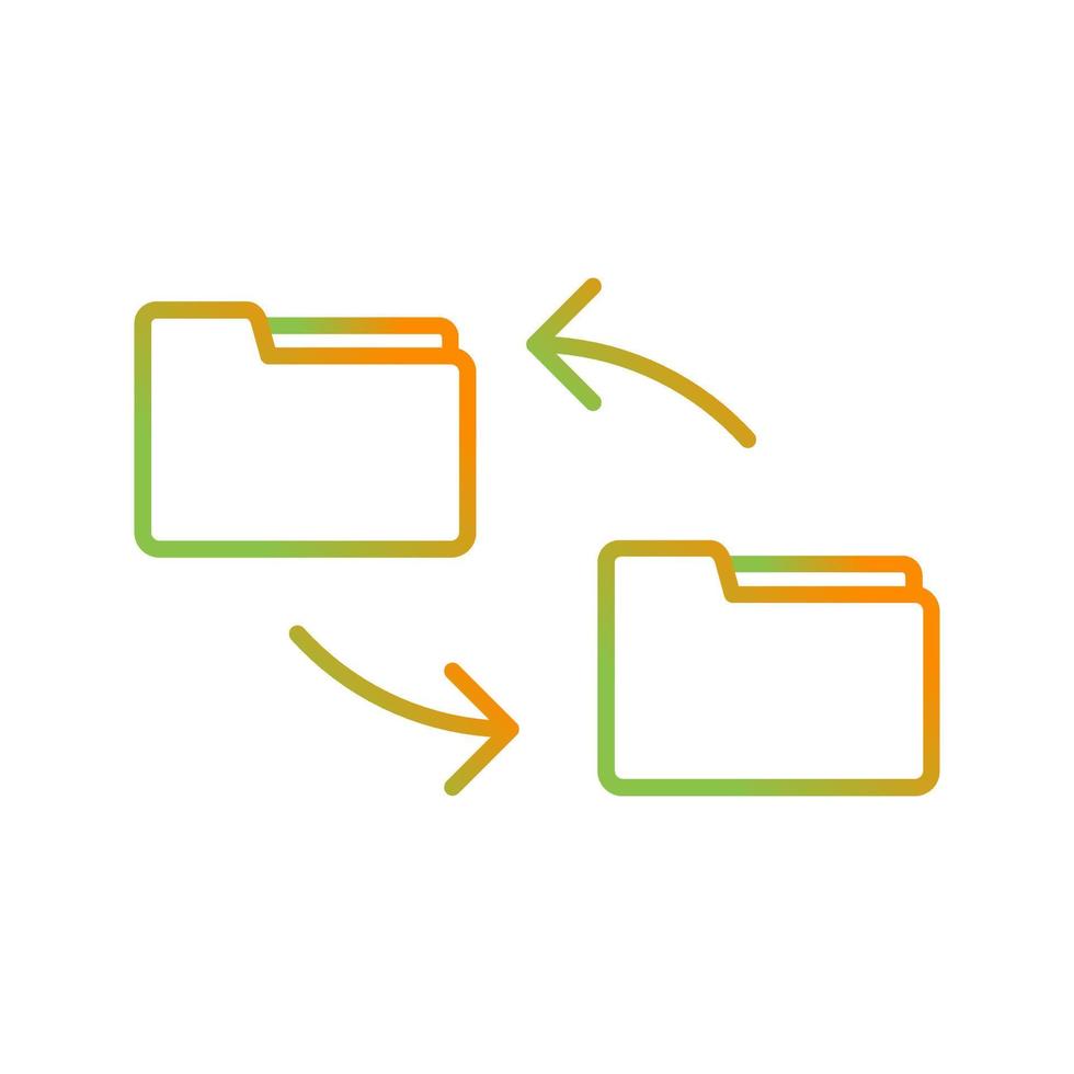 File Transfer Vector Icon