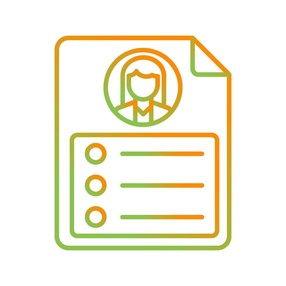 Portfolio Vector Icon