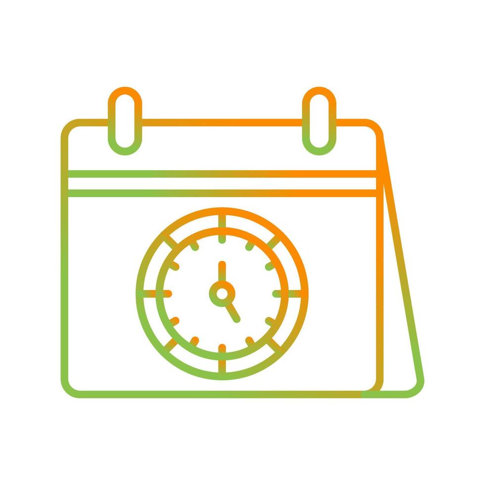 icono de vector de horario