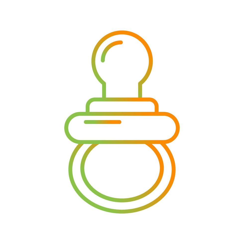 Pacifier Vector Icon