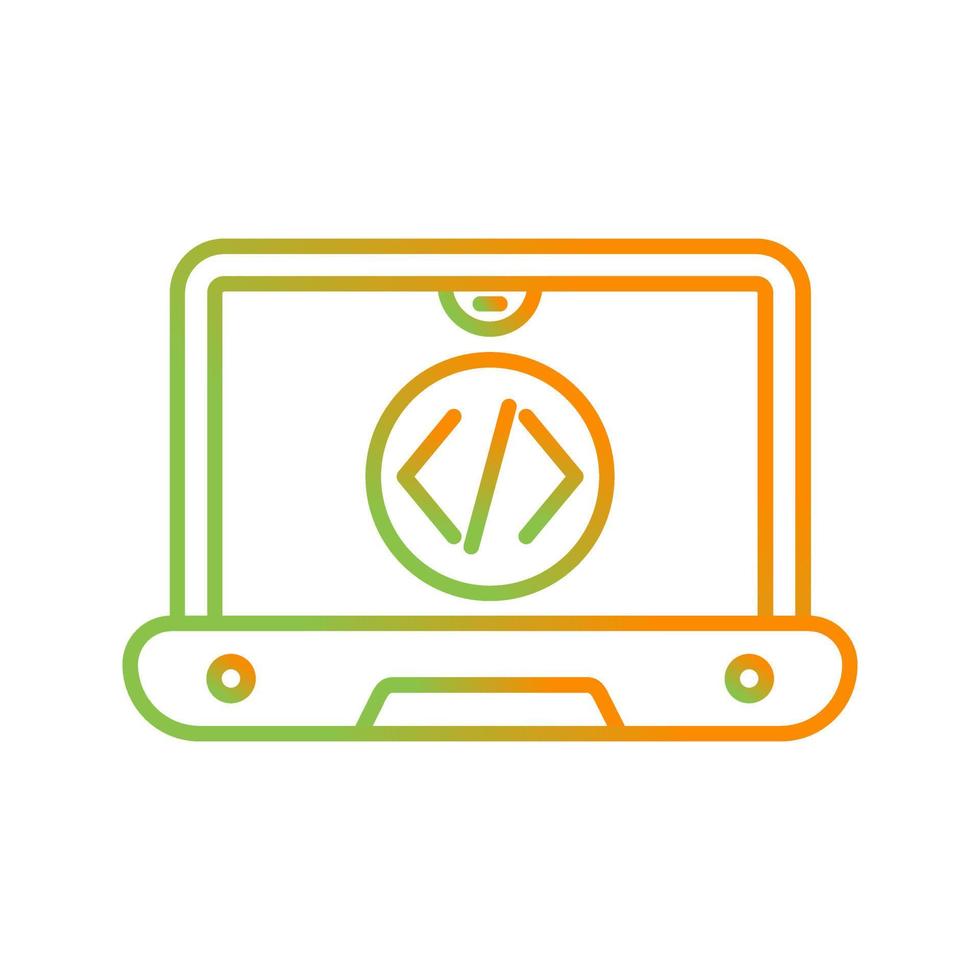 icono de vector de codificación