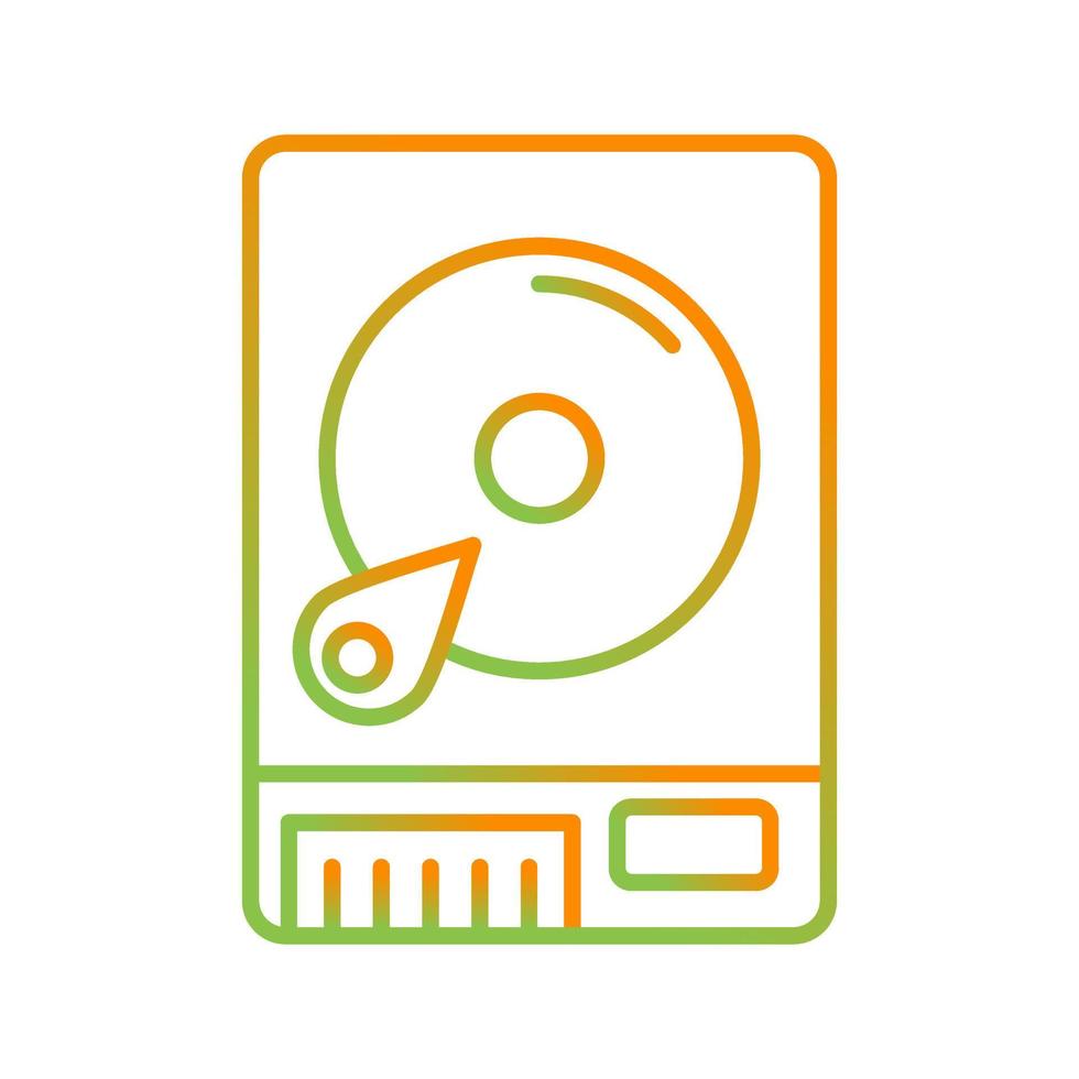 icono de vector de disco duro