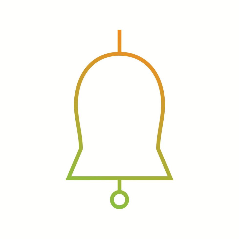 Beautiful Bell vector line icon