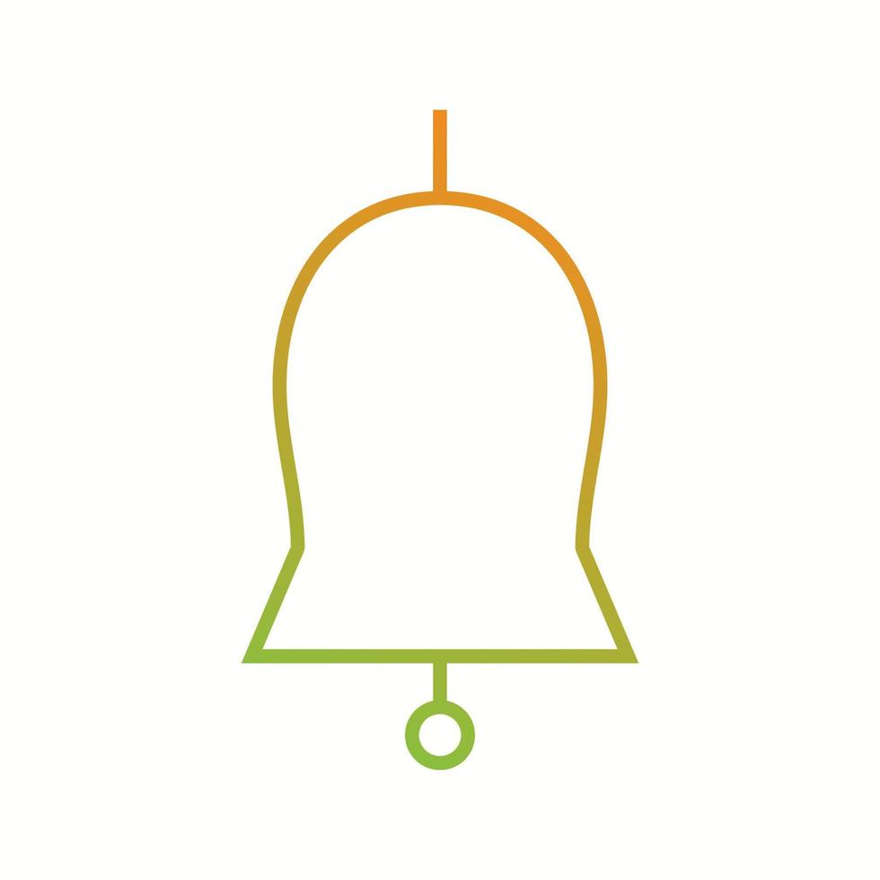 Beautiful Bell vector line icon