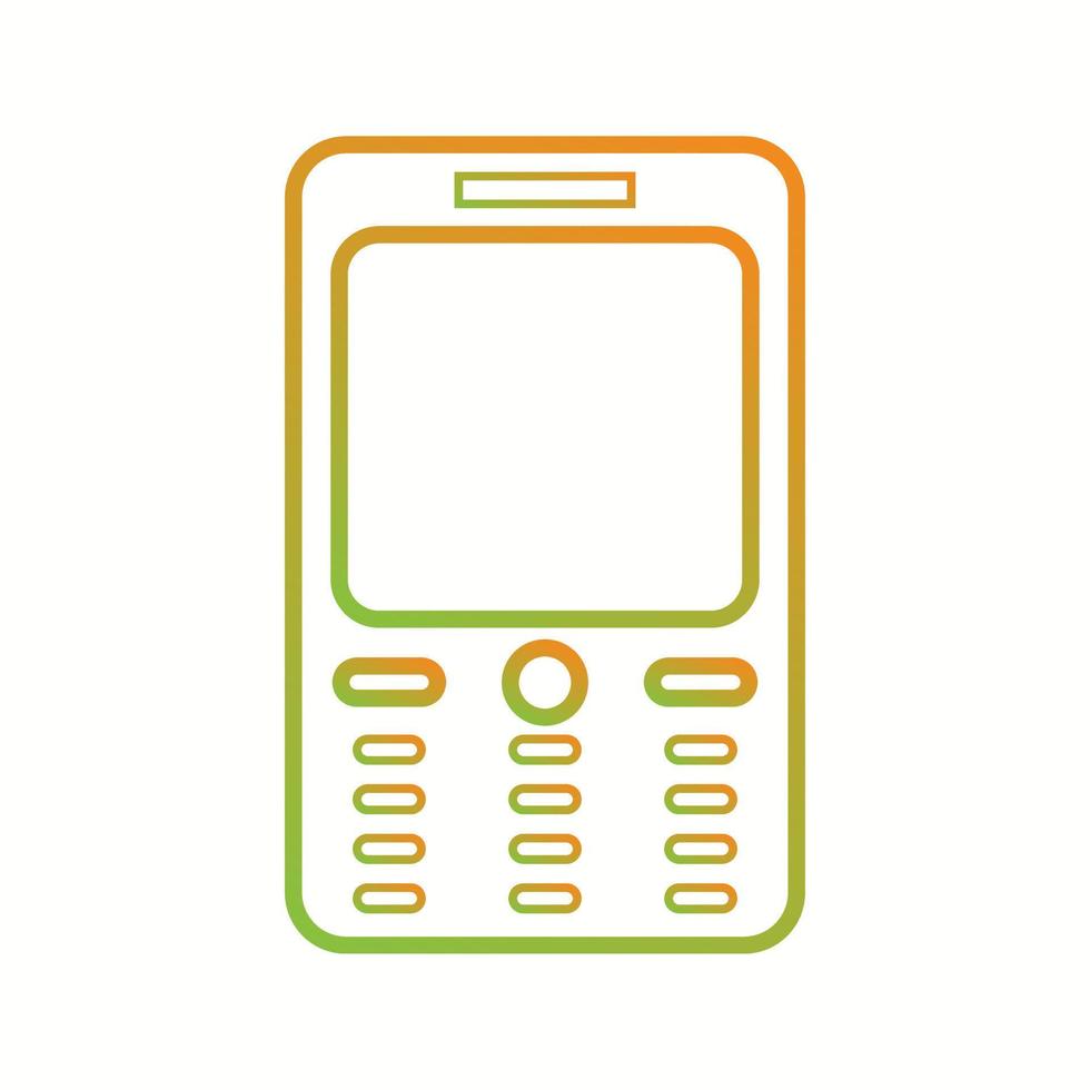Beautiful Phone vector line icon