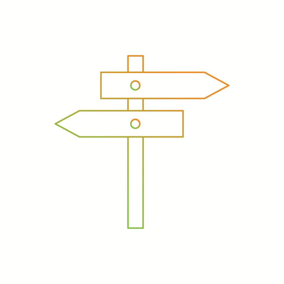 Beautiful Directions vector line icon