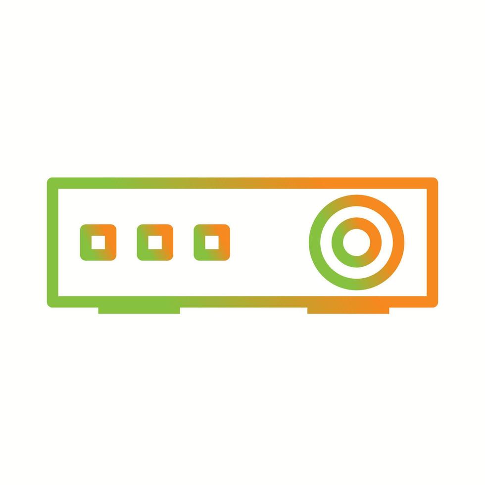 Beautiful Projector vector line icon