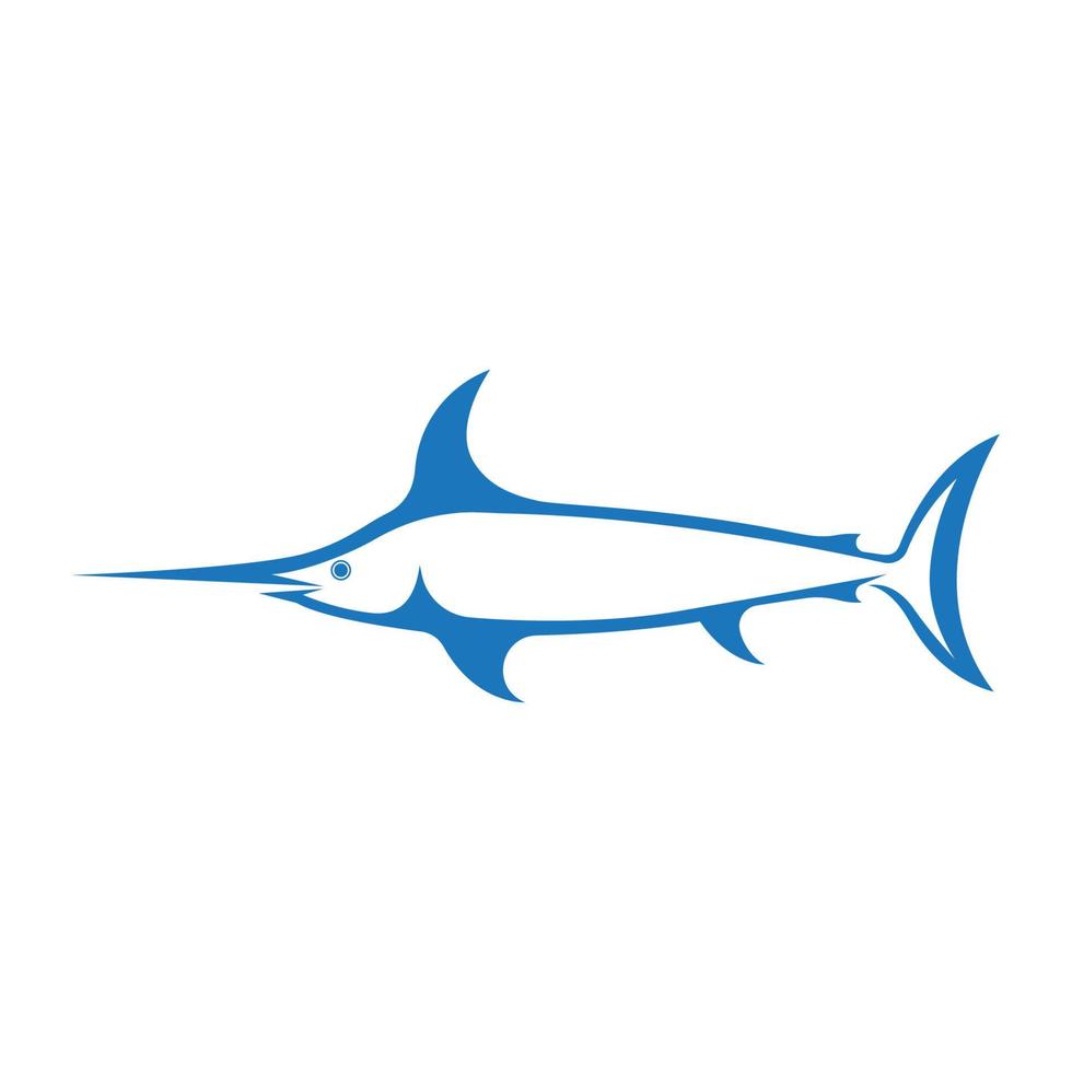 Fish logo template vector