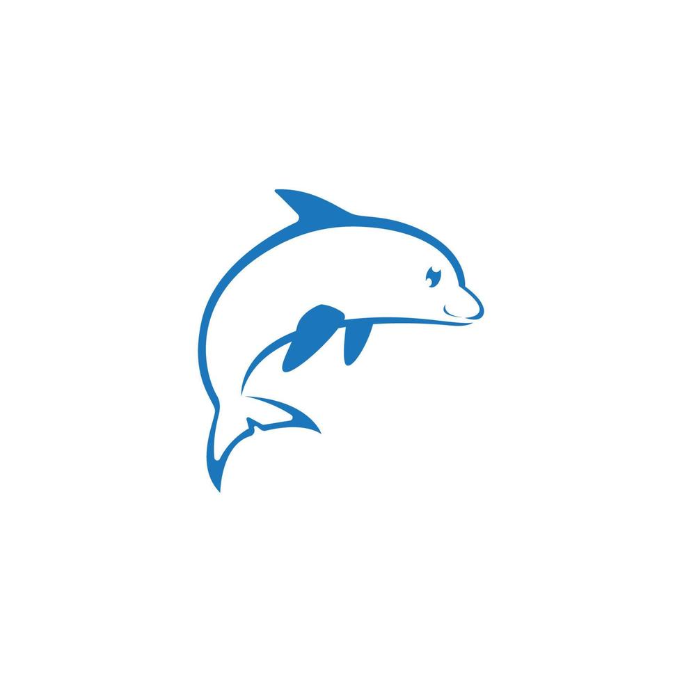 Fish logo template vector