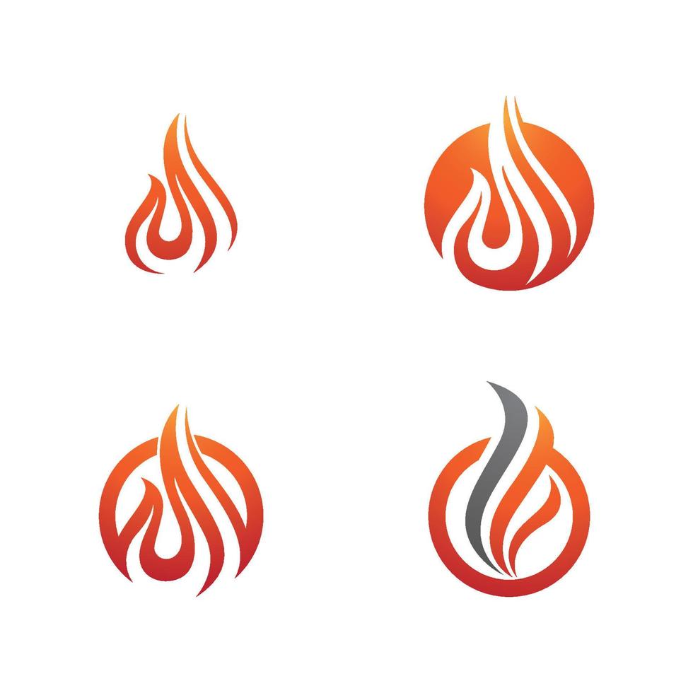 Fire flame vector illustration design