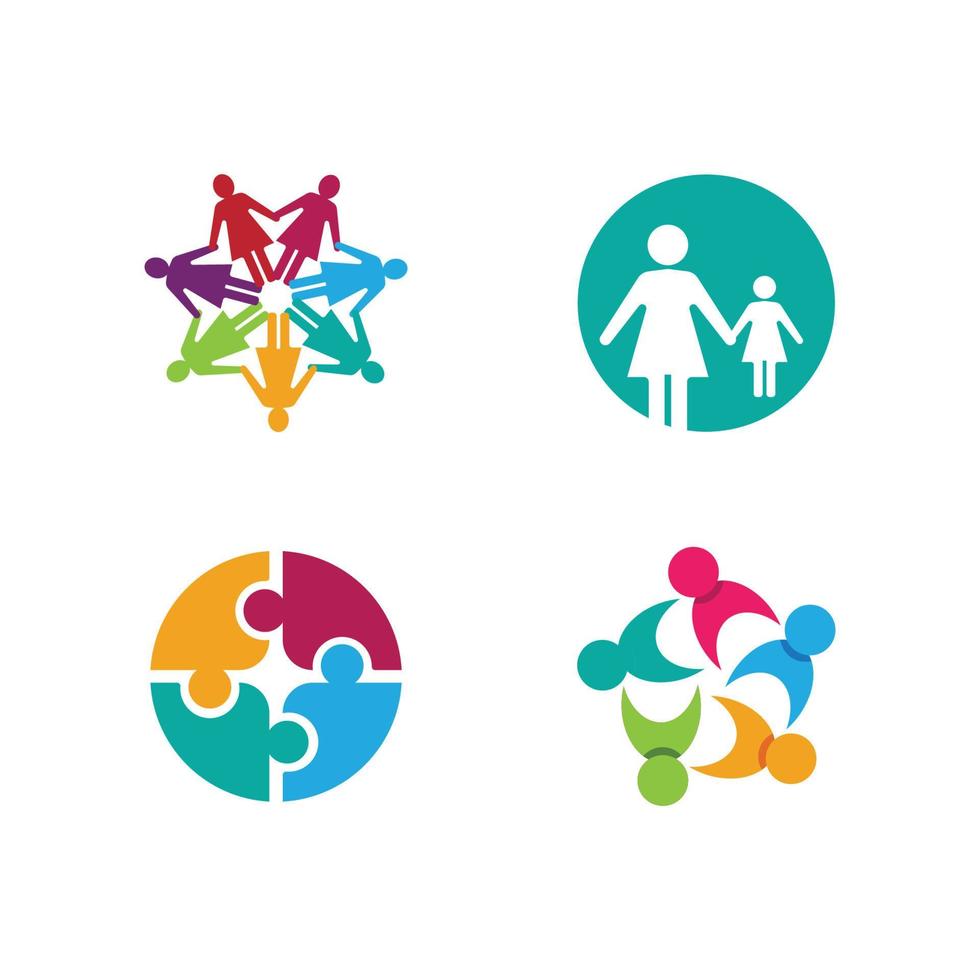 Community, network and social icon vector
