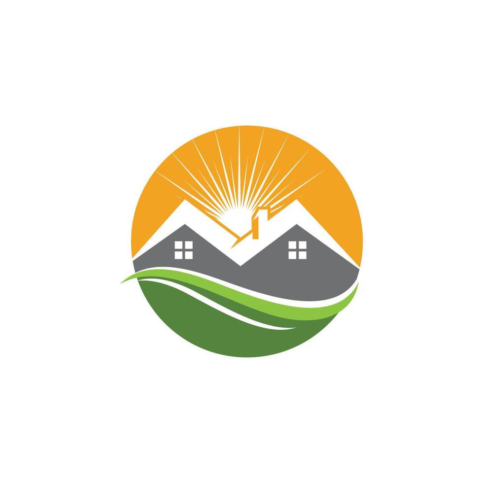 Property and Construction Logo design vector