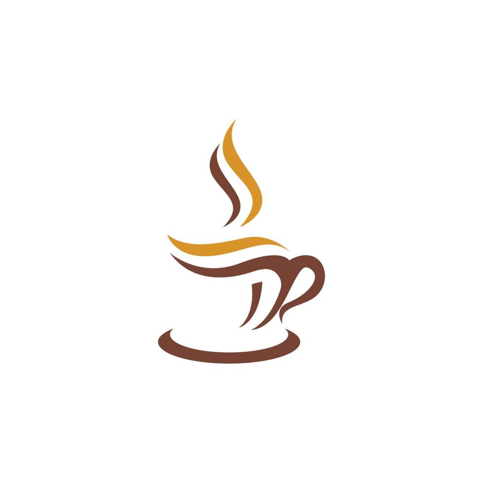 Coffee cup Logo Template vector