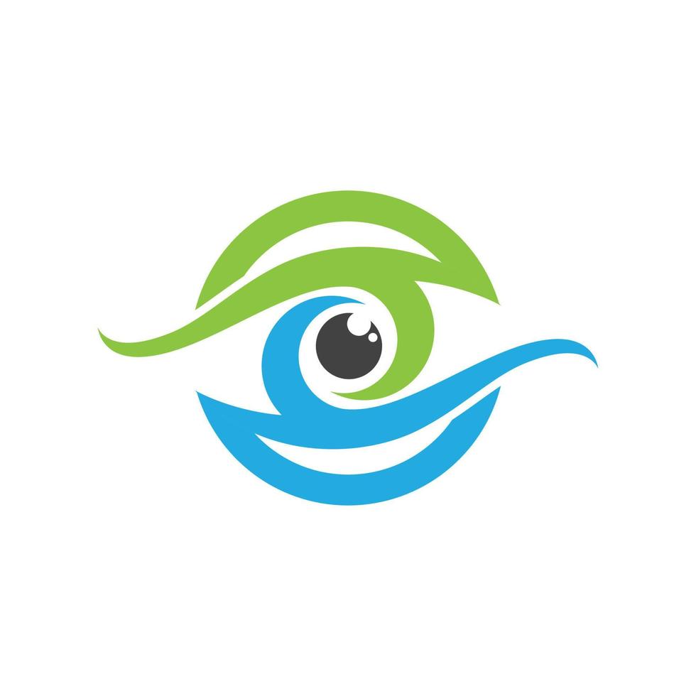 Eye Care vector logo design