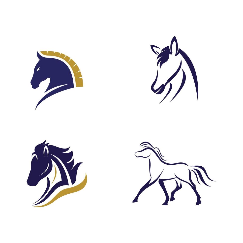 Horse Logo Template Vector icon