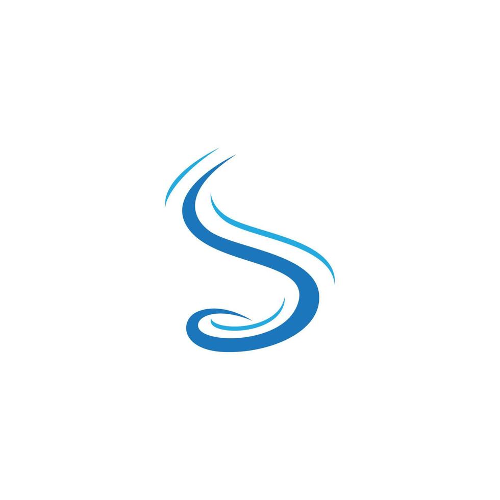 Water wave icon vector