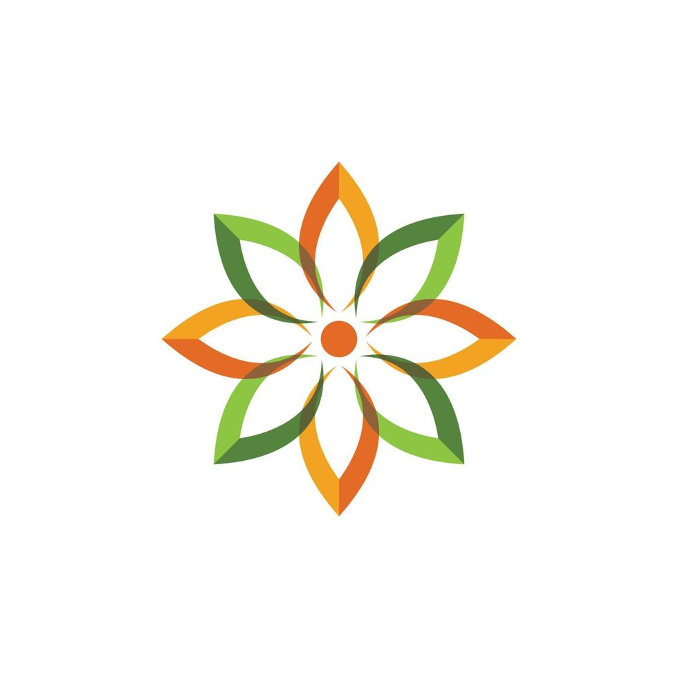 diseño de icono de vector de flor