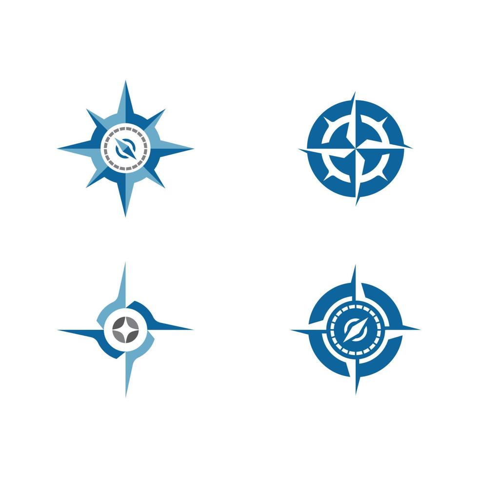 Compass vector icon illustration
