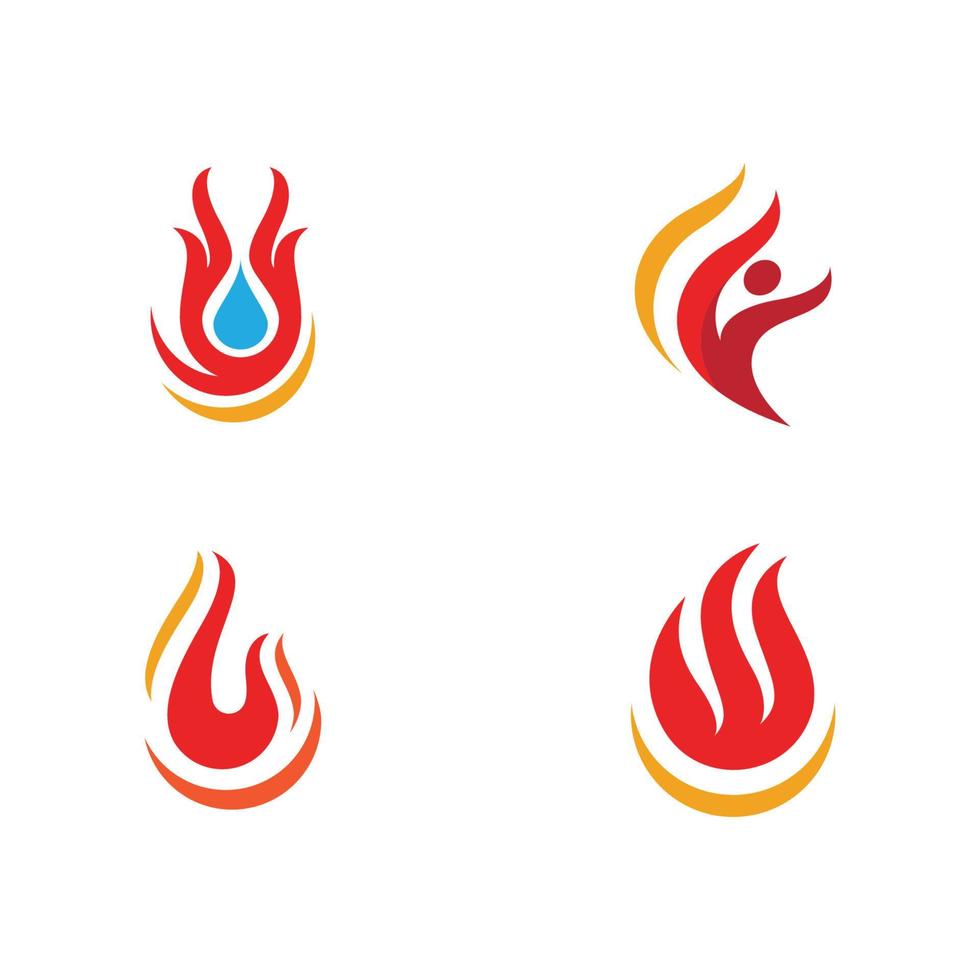 Fire flame vector illustration design