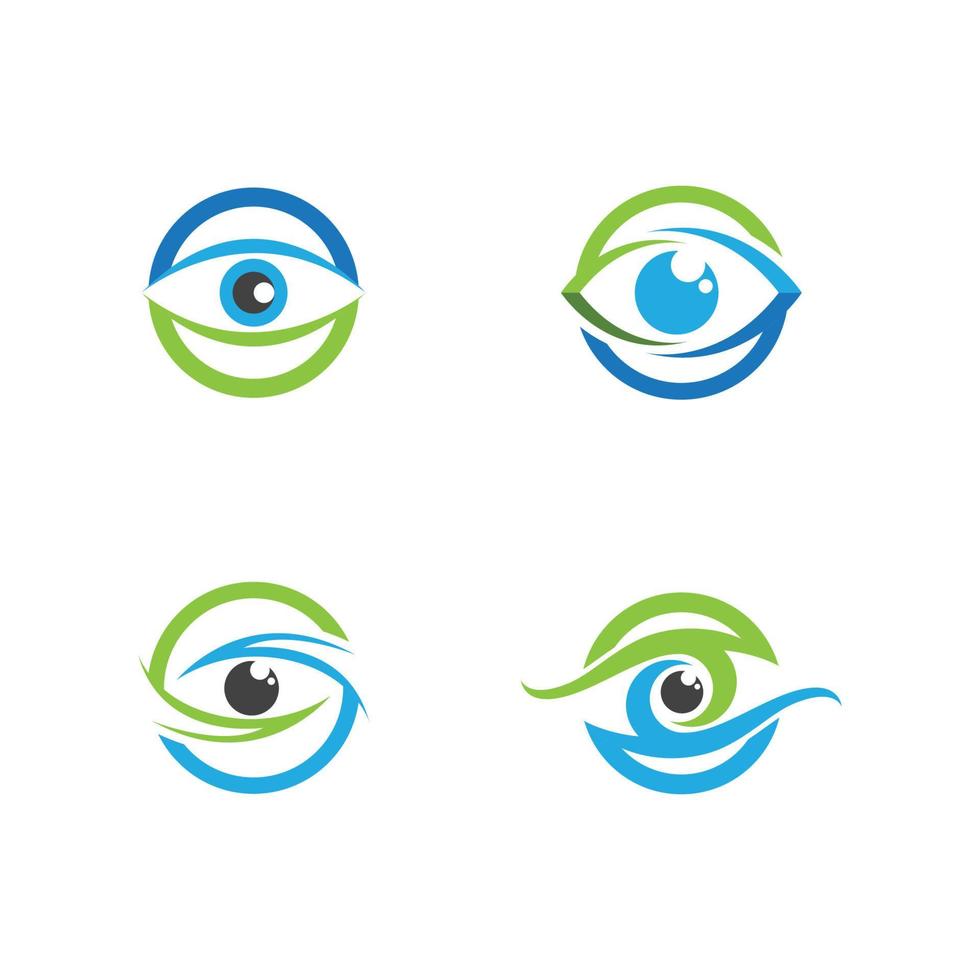 Eye Care vector logo design