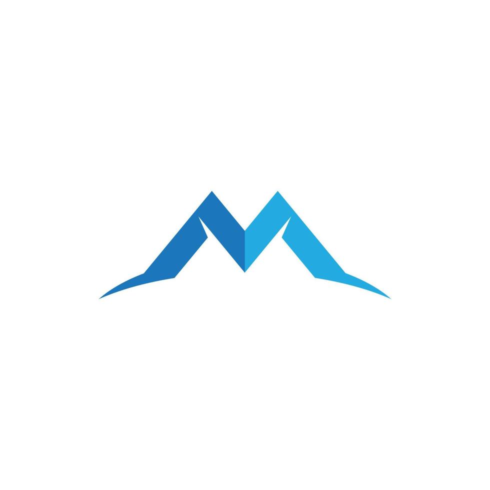 M Letter Logo Template vector