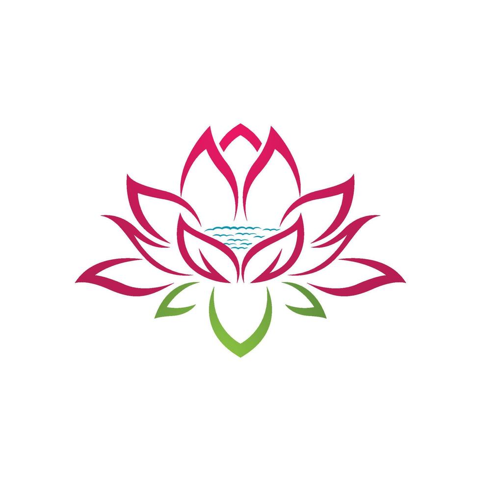 Beauty Vector lotus icon